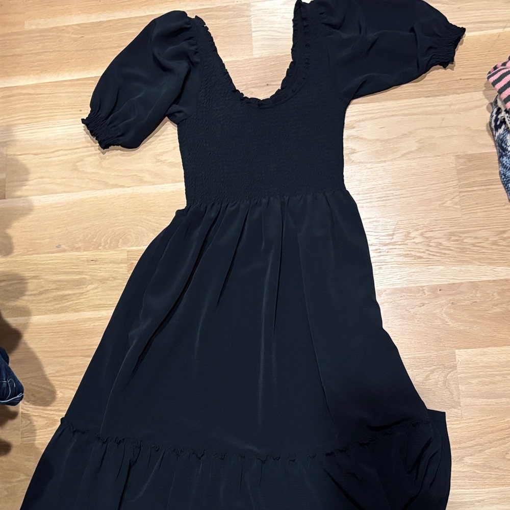 Hill house home. Black dress. Polyester. Excellent condition. Small